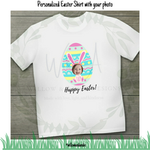 Load image into Gallery viewer, Personalized Happy Easter Shirt- Willow & Andie Collection -Youth, Toddler, Infant Sizes