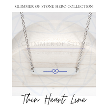 Load image into Gallery viewer, Thin Heart Line -LEO - LEOW - Military - Fire Department