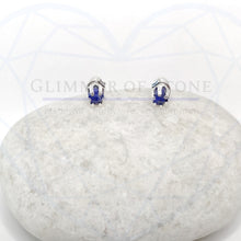 Load image into Gallery viewer, Sterling Silver- Enternal Set- Genuine Lapis Lazuli Gemstones