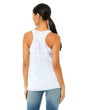 Load image into Gallery viewer, Select a Design - Racerback Tank Top- Bella & Canvas- Blue Speckled