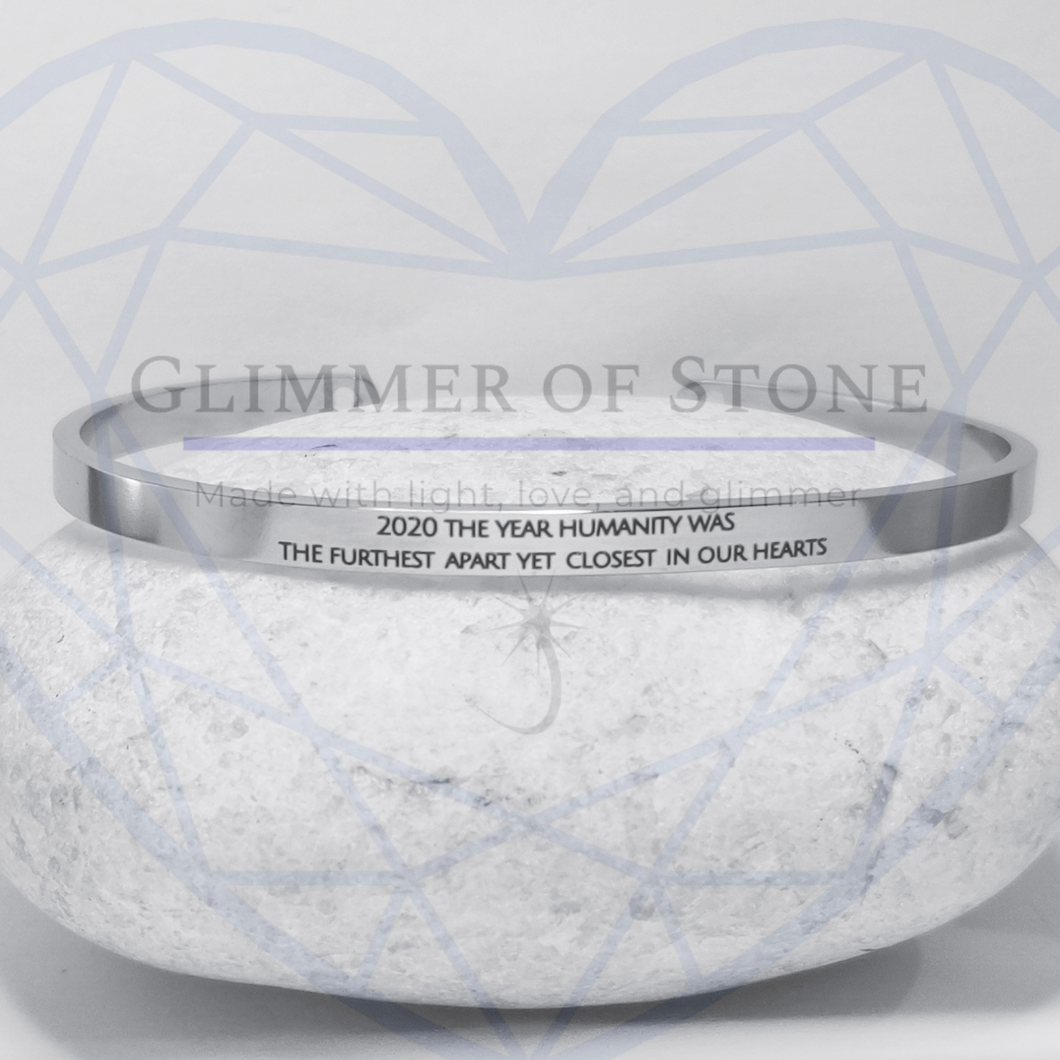 Limited Edition Stainless Steel Bangle Bracelet
