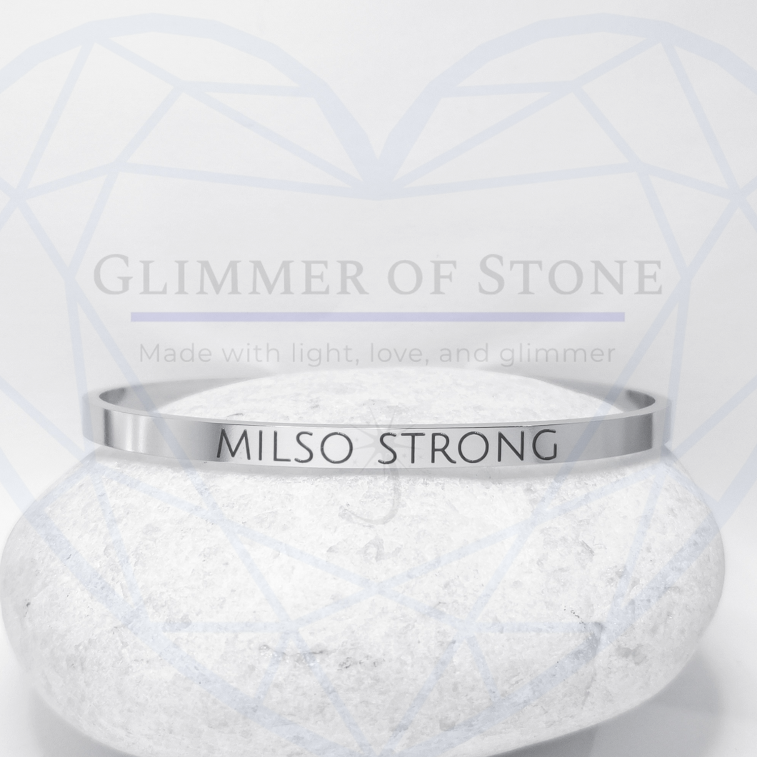 Limited Edition Stainless Steel Bangle Bracelet
