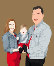 Load image into Gallery viewer, Custom Digital Portrait &amp; Apparel Collaboration with Honey and Bumble - Infant, Toddler, Youth, Adult
