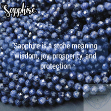 Load image into Gallery viewer, Sterling Silver- Cherish Set- Genuine Natural Sapphire Gemstones
