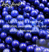 Load image into Gallery viewer, Modern Adjustable Sterling Silver Bracelet with Genuine Natural Lapis Lazuli Gemstones- LEO- LEOW
