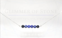 Load image into Gallery viewer, Sterling Silver- From This Day Forward- Genuine Lapis Lazuli &amp; Onyx Gemstones

