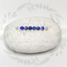 Load image into Gallery viewer, Sterling Silver- Enternal- Genuine Lapis Lazuli Gemstones
